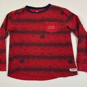 Star Wars GAP Pocket T-Shirt Boy’s 2XL‎ Striped Thermal Layer Millennium Falcon